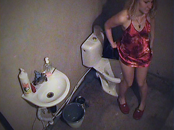 Babe in red nighty shot on cam!